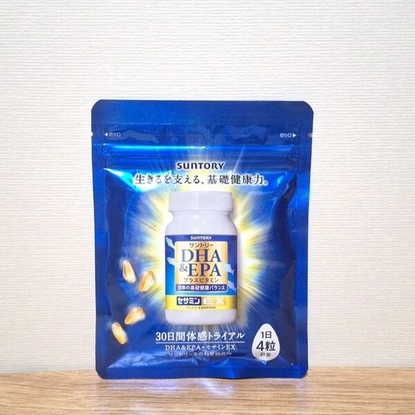 サントリー DHA&EPAプラスビタミン セサミンEX 30日分 120粒