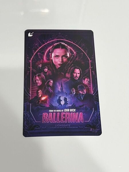 映画「BALLERINA(バレリーナ) 」前売り券 ムビチケカード
