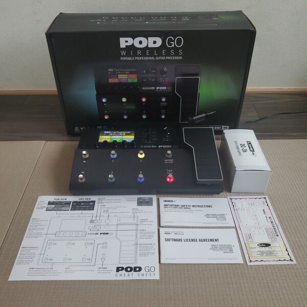 【美品】LINE6 POD GO WIRELESS マルチエフェクター