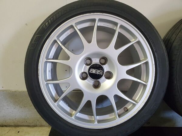 BBS 18インチ 225/45R18 PCD 114.3 ホイールセット タイヤ付き 送料無料