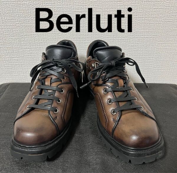 ベルルッティ ブルニコ レザーブーツ スニーカー 革靴 7.5 Berluti