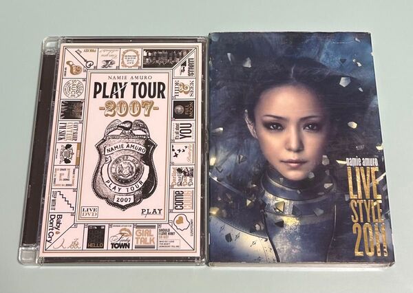 やや難有り 安室奈美恵 LIVE DVD 2枚セット/PLAY TOUR 2007/ LIVE STYLE 2011