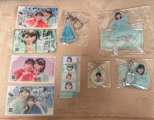きゅーすと ラッフルくじ 板倉可奈 アクリルスタンド アクリルキーホルダー