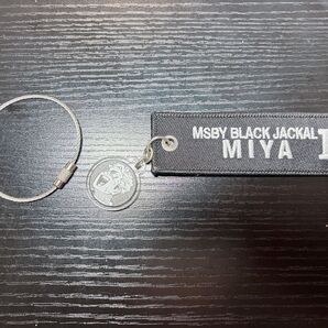 ハイキュー 宮侑 クロスキーリング キーホルダー
