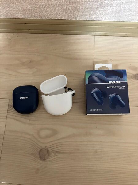 美品 ケース付き bose quietcomfort ultra earbuds ルナブルー