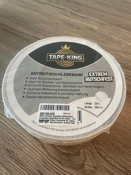 TAPE-KING 滑り止めテープ 20m×50mm テープキングX001KIL4VX