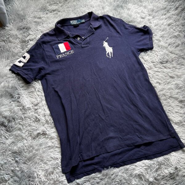 RALPHLAUREN 00s ビッグポニー ポロシャツ フランス レア物 LL ラルフローレン 半袖ポロシャツ POLO