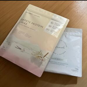 【新品未開封】ULTORA スウィーツプロテインシェイク バニラ味+クランチビスケット 藤田ニコル