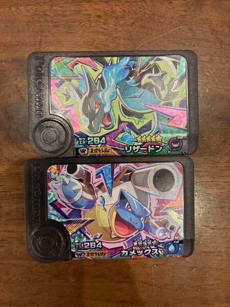 限定 大人気 ポケモンフレンダ スーパートレジャー メガシンカ メガリザードン カメックス 限定商品 ゲーム機排出後未使用です。