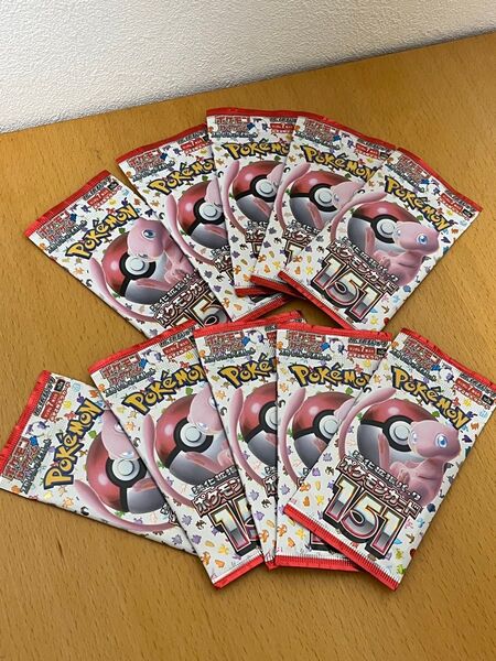 ポケモンカードゲーム ポケモンカード151 10パック 未サーチ
