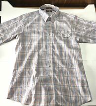【USAインポート物古着】『LEVI'Sリーバイス』MENS半袖チェックシャツ・XLサイズ（柔らかな涼しげな風合いの生地）_画像7