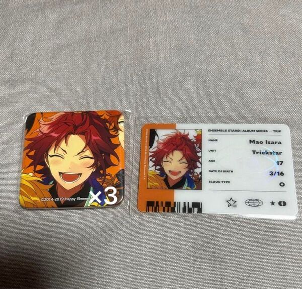 あんスタ TRIP スクエア缶バッジ IDカード