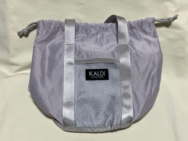 カルディ 夏のコーヒーバック エコバッグ シルバー コーヒーバッグ KALDI