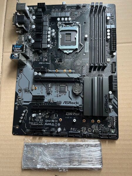 動作品 ASRock Z390 PRO4 LGA1151 マザーボード IOパネル付 即時支払いできる方限定特価品