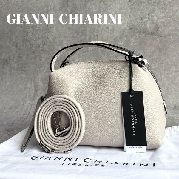 【未使用級】GIANNI CHIARI ジャンニキャリーニ アリファ S 2way ハンドバッグ ショルダーバッグ