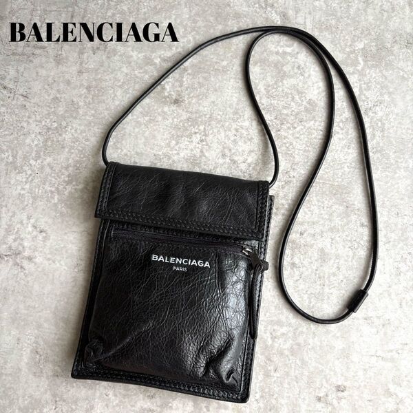 【極美品】BALENCIAGA バレンシアガ エクスプローラー スモール ポーチ サコッシュ ショルダーバッグ クロスボディ