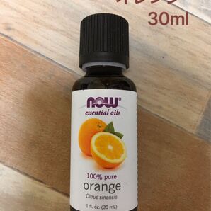 100%天然 オレンジ エッセンシャルオイル 30ml 《アロマオイル now foods ナウフーズ 精油》
