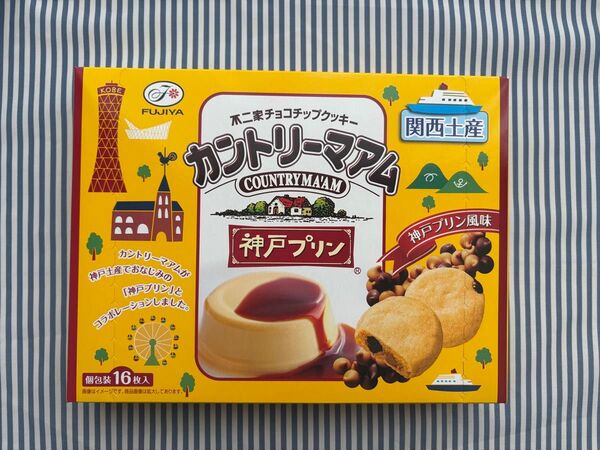 カントリーマアム 神戸プリン風味 16枚入り