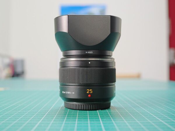 Panasonic 単焦点レンズ H-X025 25mm F1.4 ASPH.保護フィルター付