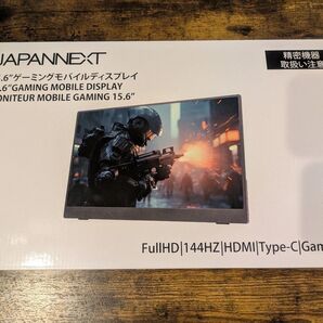 【新品】JAPANNEXT ゲーミングモニター(15.6インチ) JN-MD-156i144FHDR 144Hz 5ms/2ms