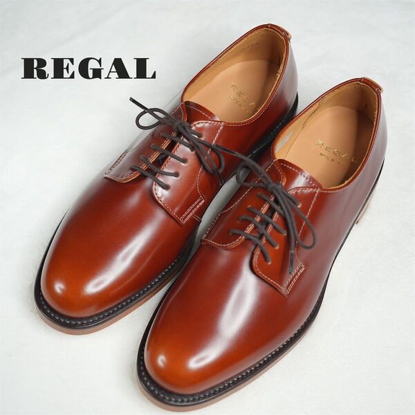 《新品・未使用品》REGAL プレーントゥ 23.5 ブラウン