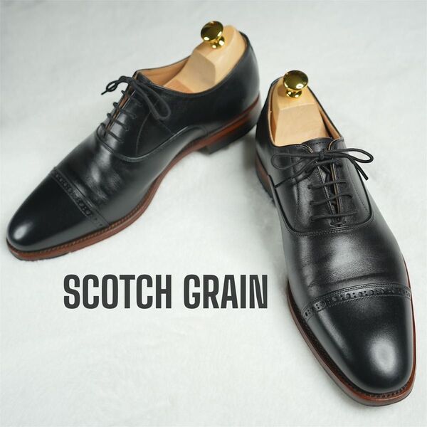 《極美品》SCOTCH GRAIN スコッチグレイン ストレートチップ ビジネス