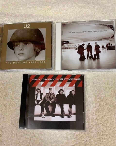 U2 CDアルバムの3枚まとめ売り