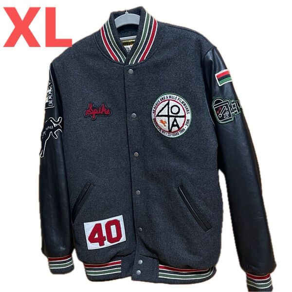 40 acres Crooklyn スタジャン バーシティジャケット spike lee レザー 袖レザー