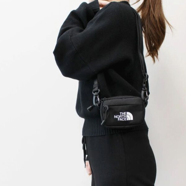 THE NORTH FACE 新品未使用 ノースフェイス 韓国正規品 クロスウォレット ブラック 男女兼用