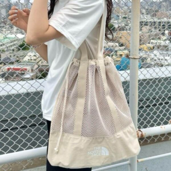 THE NORTH FACE 新品未使用 韓国正規品 ノースフェイス リンデン メッシュ ショルダーバッグ クリーム 男女兼用