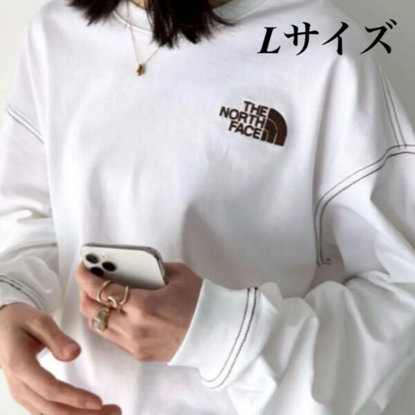 THE NORTH FACE 新品未使用 韓国正規 ノースフェイス ESSENTIAL TEE ホワイト Lサイズ