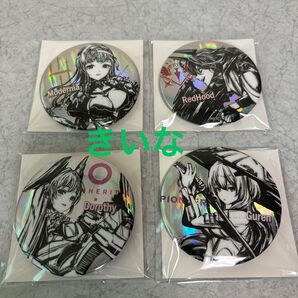 勝利の女神 nikke ホログラム缶バッジ 墨絵 TSUTAYA ホロ缶バッジ 新品未開封 4個セット