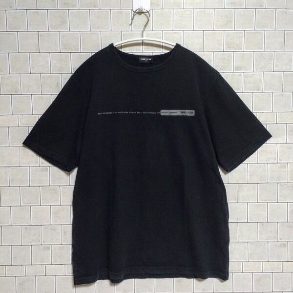 COMME CA ISM Tシャツ 半袖Tシャツ 黒 ブラック