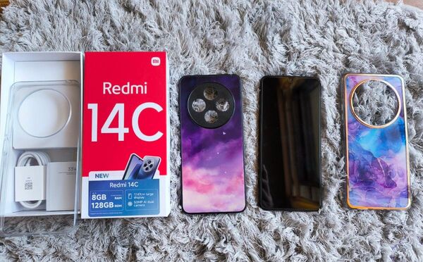 【割と美品・おまけ付】 Redmi 14C Xiaomi ミッドナイトブラック 128GB SIMフリー