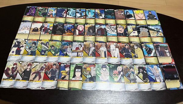 ナルトカード NARUTO カード 疾風伝 52枚セット 文字レア ノーマルのみ