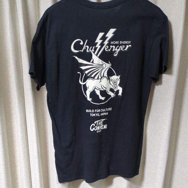 チャレンジャー CHALLENGER × THE CONVENI GINZA コラボ Tシャツ ブラック 古着 黒