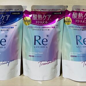 ルシードエル 質感再整 シャンプー300mL×1個 トリートメント300g×2個 新品