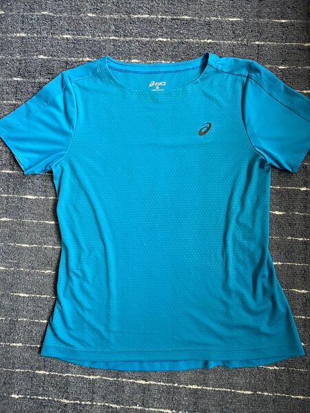 アシックスジョギングTシャツ