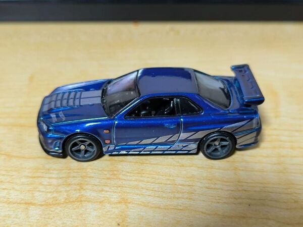 ホット ウィール R34 スカイライン NFT ガレージ ワイルドスピードルース