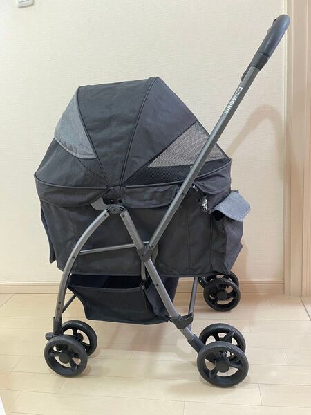 ペットパラダイス smooca ペットバギー ペットカート ハンドフル 極美品