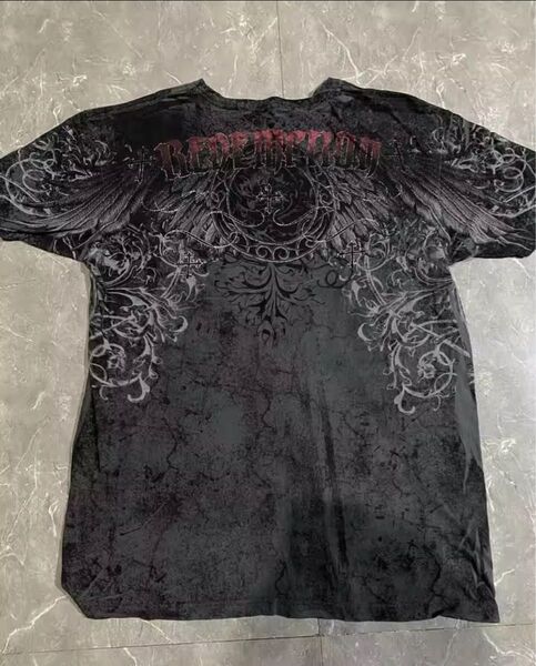 y2k tシャツ msize 原宿系 sk8 00s. skatestyle ブラック 古着
