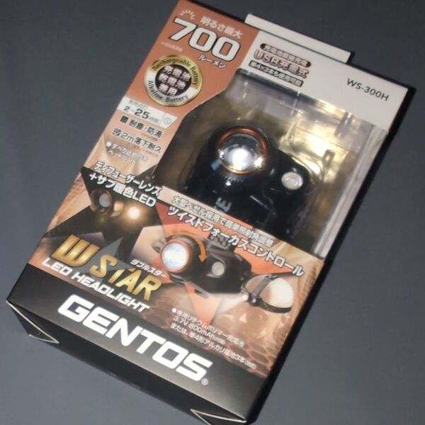 GENTOS W STARシリーズ WS-300H LEDヘッドライト