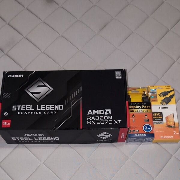 ASRock AMD RADEON RX 9070XT STEEL LEGEND DARK 16GB 新品未開封品