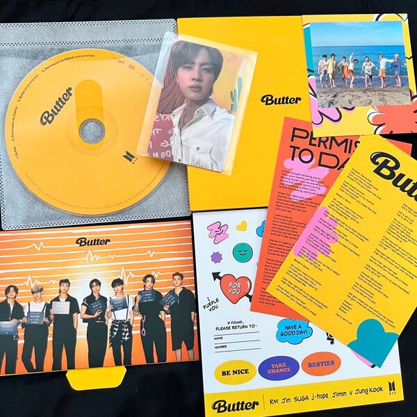 BTS Butter cream ver. CD アルバム トレカ フォトカード ラッキードロー ラキドロ M2U