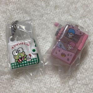 レトロミニチュアチャーム ミニチュア チャーム サンリオ キキララ リトルツインスターズ けろけろけろっぴ ガチャ はぴだんぶい