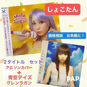 しょこたん☆かばー〜アニソンに恋をして〜 (CD+DVD+スリーブケース付)、青空デイズ(CD+DVD)中川翔子 セット セル盤③