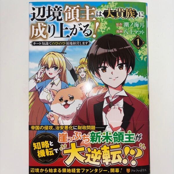 辺境領主は大貴族に成り上がる! チート知識でのびのび領地経営します 1 (アルファポリスCOMICS) 潮ノ海月/原作
