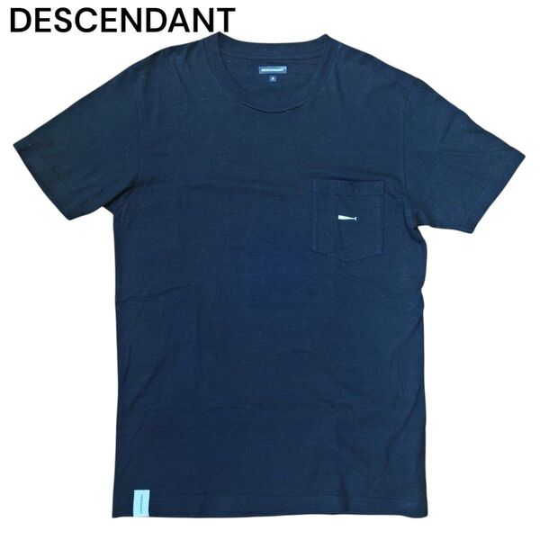 DESCENDANT ブラック ポケットTシャツ サイズ2