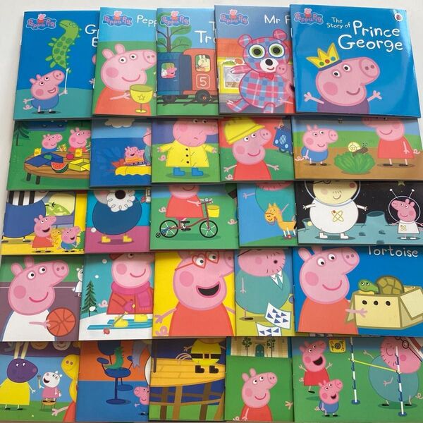 ペッパピッグ絵本25冊【新品】 Peppa Pig 英語多読