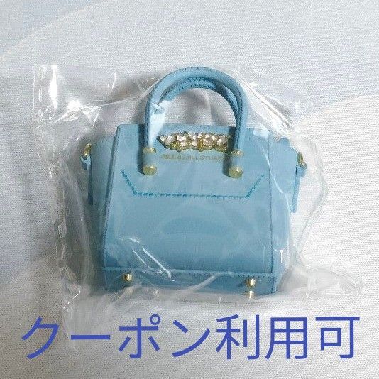 JILL STUART ジルスチュアート ミニビジューロイヤルトートキーホルダー チャーム ブルー